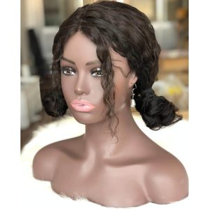 Realistic Female Mannequin Head with Shoulder Manikin PVC Head Bust Wig Head Stand with Makeup for Wigs Display Making,Styling,Sunglasses,Necklace Ear - Image 29