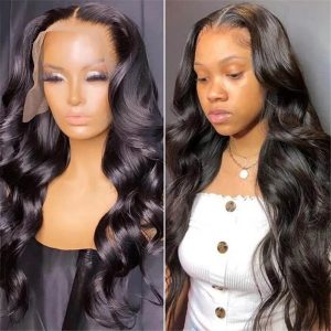 Hd Lace Wigs 13*4 Frontal Wigs Skin Melt Transparent Human Hair Wigs Beauty Supply - Image 2