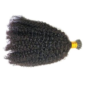 I Tip Kinky Curly Hair Extensions 4A I Tip Kinky Curly Micro Link I Tip Hair Extensions Human Hair - Image 2