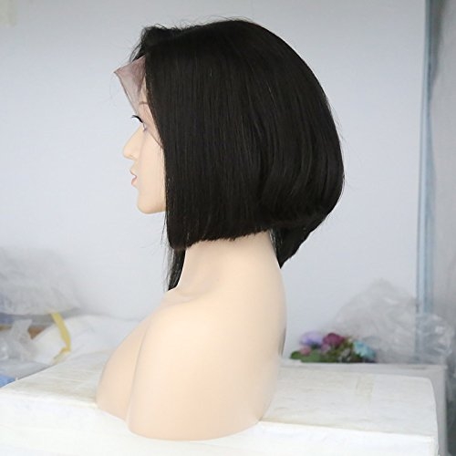 150% Density Brazilian Straight Human Hair Bob Wig Unprocessed Short Human Hair Lace Front Wigs 13x6 Lace Frontal for Black Women - Image 5