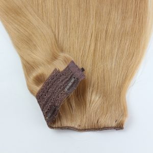 Flip Hair Extension 8A Unprocessed Malaysian Remy Hair 14# Brown Flip Hair Extension Human Hair Straight 100g/pc 14# Color - Image 4