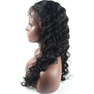 Lace Front Wig Bleached Knots Natural Hair Line With Baby Hair 250% Density Natural Color Deep Wave Brazilian Human Hair On Sale - Image 4