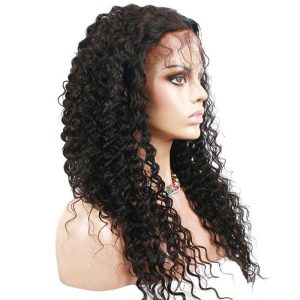 Lace Front Wig For Sale 250% Density Pre Plucked Deep Wave Hair Wigs Malaysian Natural Color Human Hair For Black Women Natural Hair Line With Baby Ha - Image 4