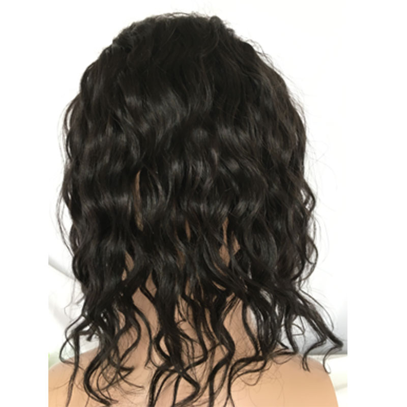 Toupee For Men Long Hair Men's Wigs 12inch Human Hair Wigs For Men Natural Wavy Curly Toupee Black Men Hair 8*10 European Hair - Image 3
