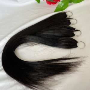 Pwigs 200pcs/Bundle Feather Line Hair Extensions 100%  Camodian Human Hair Extensions Long Straight  18-24inch Invisable Installation - Image 3