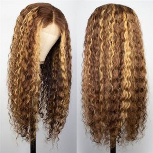 Oreo Highlight Wig Piano Color 4/27 Ombre Deep Wave 13X4/13X6 Hd Lace Front Human Hair Wigs - Image 2