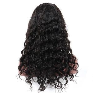 Loose Wave 360 Lace Frontal Wigs For Black Women Pre Plucked Brazilian Human Remy Hair Bleached Knots 10-24 Inch - Image 4