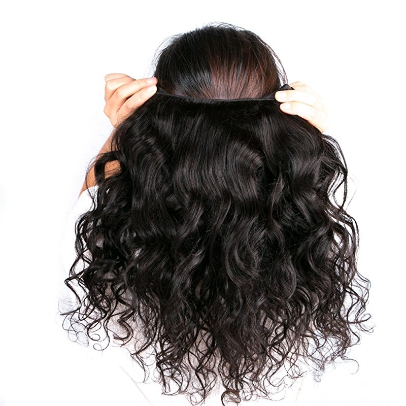 Loose Wave Hair Bundles With Closure 8A Full Lace Frontal 13X4 Wavy Human Hair Extensions 3 Bundle Double Weft - Image 5