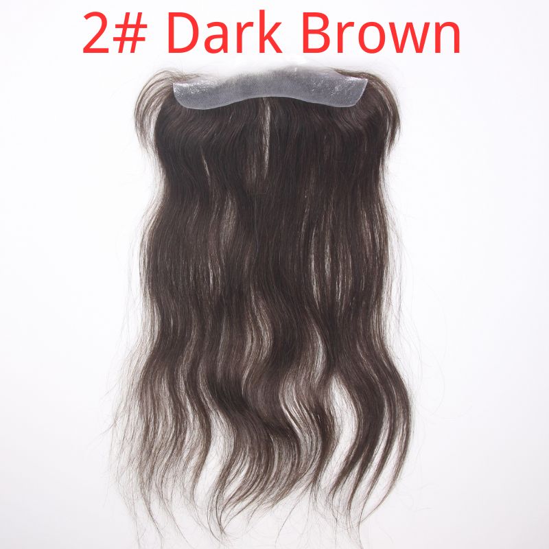 V Loop Front Hairline Full PU Long Hairline Toupee 100% Human Hair Hair Piece 100% Human Hairpiece for Men and Women Male Replacement 613 Blonde Hair Patch - Image 12