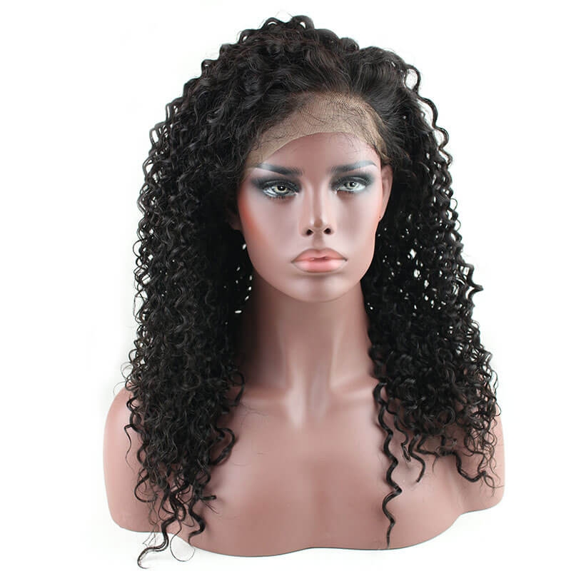 300% High Density Lace Front Human Hair Wig Deep Wave Unprocessed Brazilian Human Hair Lace Front Wig for Black Women Natural Color (20 inch) - Image 4