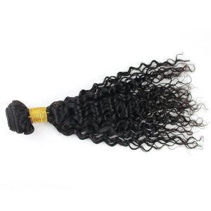 Alternative view of Good Quality Brazilian Unprocessed Remy Human Hair Extension Weave Natural Color 24+26+28