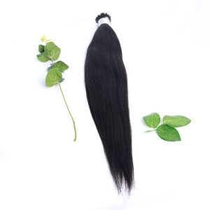 Wholesale India Hair Extensionas Machine Micro Ombre I Tip Yaki Straight Hair Extensions I Tip - Image 6