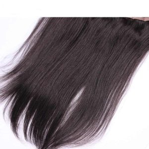 Ear To Ear Lace Frontal Closure Hairstyles 13x4inchs Silk Straight Brazalian Remy Hair Natural Color - Image 5