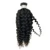 Natural Raw Hair Extensions Without Tangle Kinky Curly Curls Hair Wig Black Virgin Vendor Human Hair I Tip