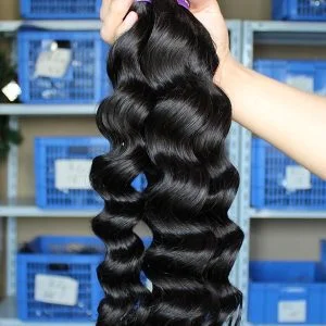 Natural Color Loose Wave Malaysian Human Hair Weave 3pcs Bundles Hair Websites