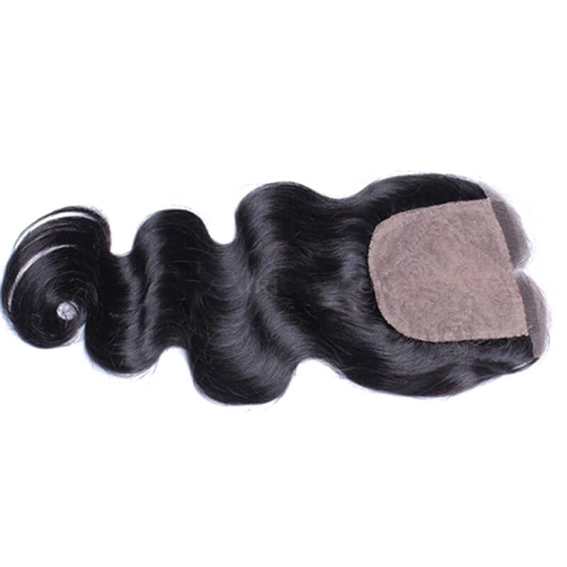 Lace Closures In Beauty Supply Stores Body Wave Brazilian Remy Hair Silk Base Top Lace Closure 4x4inches Natural Color - Image 2