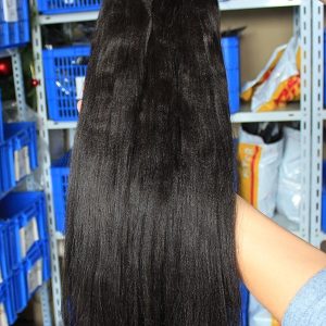 Natural Color Italian Yaki Brazilian Human Hair Weave 3pcs Bundle Deals