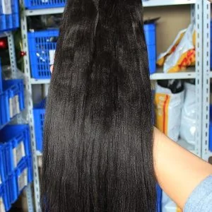 Natural Color Italian Yaki Brazilian Human Hair Weave 3pcs Bundle Deals
