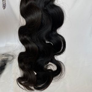 Remy Hair Extensions Tape in Hair Extensions Human Hair Tape in Black Wavy Body Wave 40pcs/100g Hair Extensions - Image 4