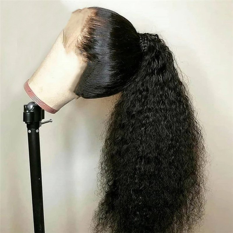 Curly Lace Front Human Hair Wigs For Women 13X4 Lace Frontal Wig 8-32 Malaysian Curly Lace Closure Wig Pre Plucked - Image 2