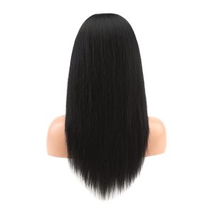Headband Wig Straight Human Hair None Lace Front Wigs for Black Women Machine Made Wigs Natural Color High Temperature Hair - Image 3
