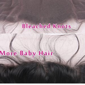 Pre Plucked Lace Frontal Closure 13x4 Body Wave Brazilian Remy Hair With Baby Hair Natural Hairline Free Part - Image 3