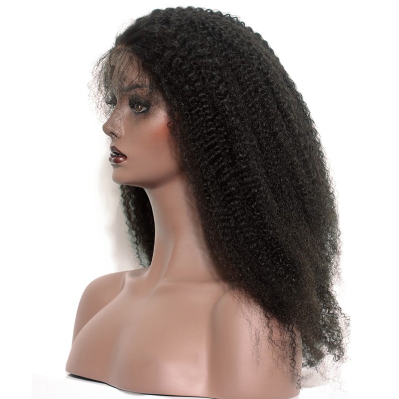 Lace Front Wigs Glueless Peruvian Human Curly Hair Natural Color Bleached Knots With Baby Hair Pre Plucked - Image 4
