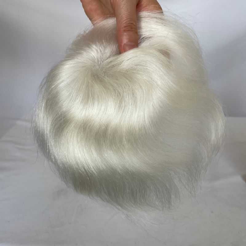 1B60 Side Or Back Hair Patches 8x8 cm Full Skin PU Base Toupee For Men Covering Bald Spots On Head Sides Or Back - Image 30