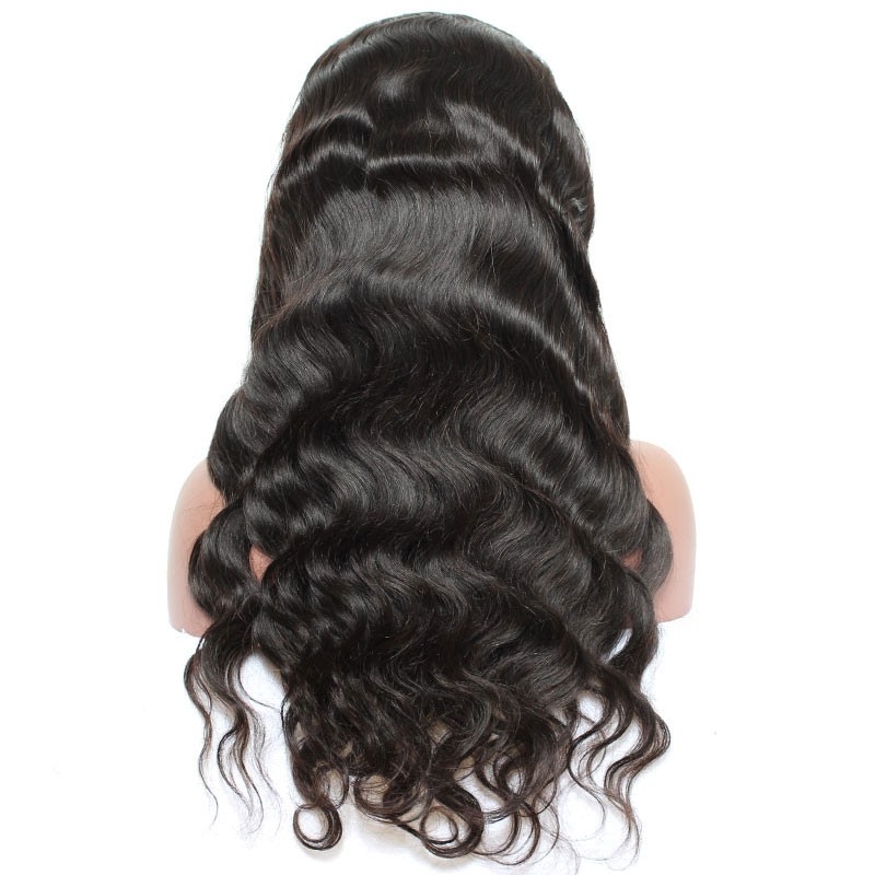 360 Human Hair Wigs Pre Plucked Body Wave Remy Hair Wig Natural Baby Hair No Shedding No Tangle For Sale - Image 3