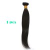Silky Straight Bundle 1Pcs Hair Extension Brazalian Human Hair Human Hair (1 PC)