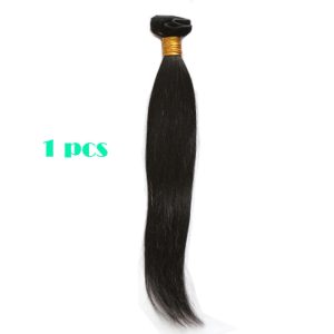 Silky Straight Bundle 1Pcs Hair Extension Brazalian Human Hair Human Hair (1 PC)