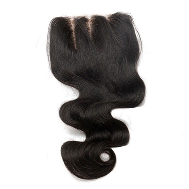 4x4 HD Lace Closure Remy Hair Closures Body Wave Cambodian Human Hair Three Part Lace Closure 4x4 inchs Natural Color - Image 2