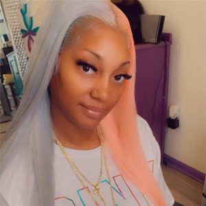 Straight Blonde Colored Red Lace Front Human Hair Wigs For Women Yellow Blue Lace Front Wig Brazilian Remy Grey Human Hair Wig - Image 4