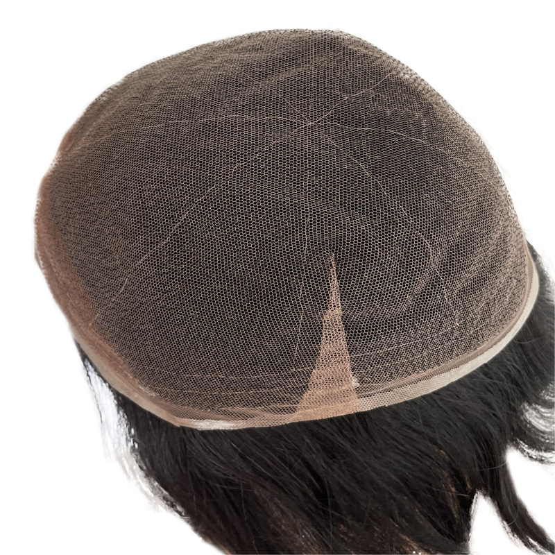 Mens Toupee HD Hair Replacement SystemsSwiss Lace 100%Human hair All by Hand Tied - Image 3