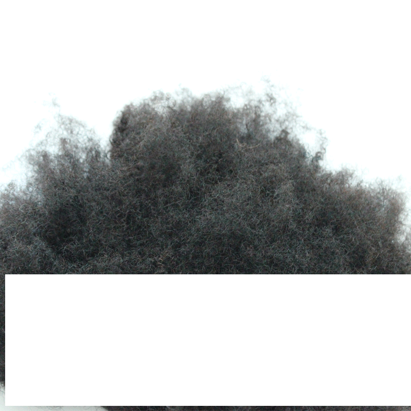 4B 4C Afro Kinky Curly Ponytails Clip In Human Hair Non Remy Hair Natural Color - Image 5
