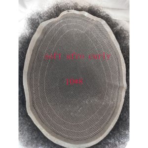 Afro Men's Toupee Wig 360 Wave Hairpiece 100% Human Hair Replacement Toupee for African American 10x8 Base Size Natural Black Color - Image 11