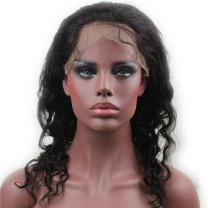 Glueless Full Lace Wigs Brazilian Remy Human Hair Loose Wave Bleached Knots with Baby Hair (14 inch) - Image 2