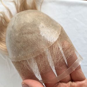 Toupee for Men Human Hair Men's Thin Skin Hair system with French Lace Hair Line Front 8x10 Inches Men Wigs Touppe For Black Men 22# color - Image 9