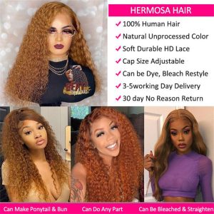 # 30 Color 13X4 Hd Lace Front Human Hair Wigs For Black Women Pre Plucked Lace Wig - Image 5