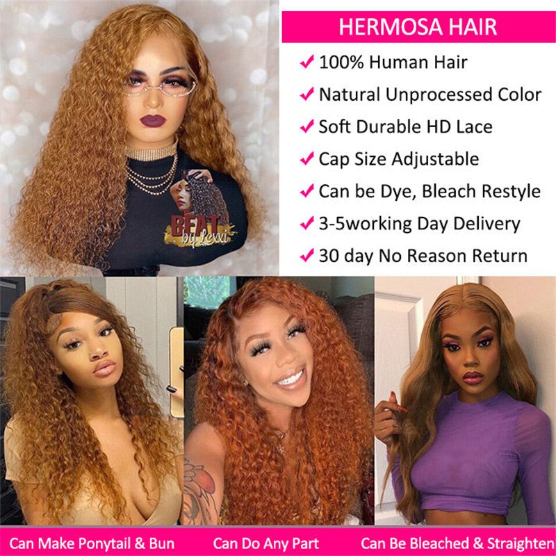 # 30 Color 13X4 Hd Lace Front Human Hair Wigs For Black Women Pre Plucked Lace Wig - Image 5