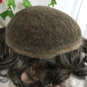 Full Franch Lace Base Toupee for Men 10x8" Human Hair pieces Men's Toupee Replacement System Men Wigs Human Hair Pieces 1B/80 Color - Image 21