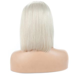 Silky Straight Middle Part Human Hair Full Lace Wigs Bleached Knots With Natural Baby Hair - Image 4