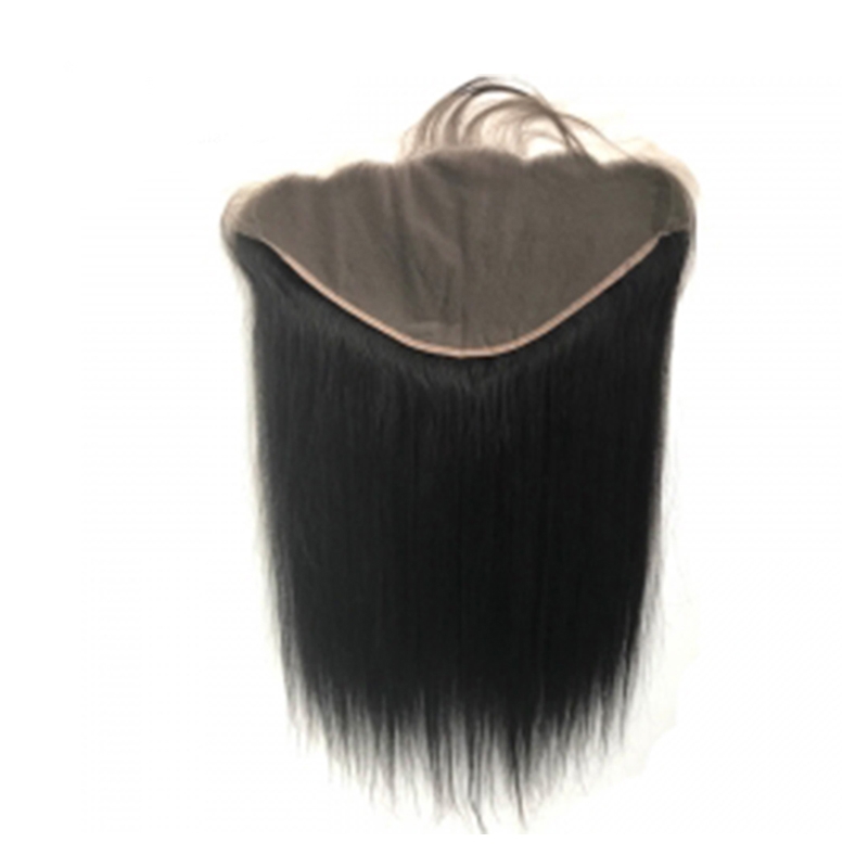 Lace Frontal Closure Ear To Ear 13X6 Free Part With Baby Hair Pre Plucked Brazilian Straight Human Hair - Image 3