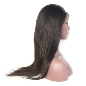 13x6 Lace Front Wigs 150% Density Brazilian Straight Human Remy Hair for Black Women Long Parting Lace Front Wig with Pre Plucked Natural Hairline - Image 4
