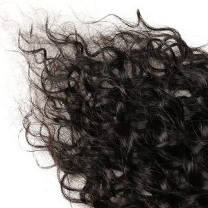 Curly Brazilian Natural Color Clips in Hair Extension Can Be Dyed Human Hair - Image 4