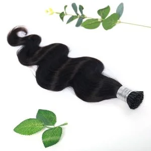 Alternative view of I Tip Body Wave Cambodian Hair 100% Virgin Human Hair Extension I Tip Hair Extension