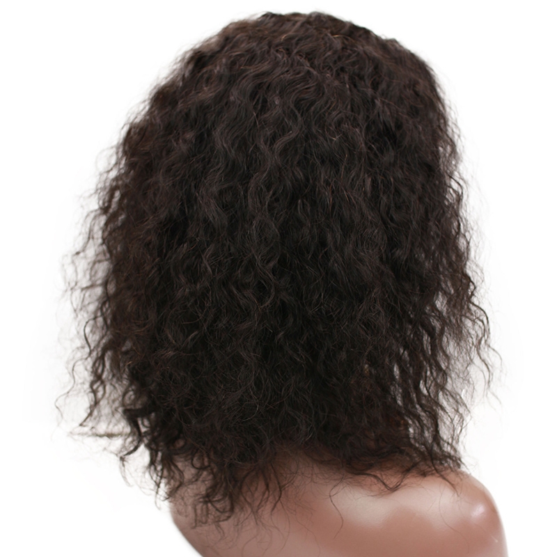 Curly Lace Front Human Hair Wigs Brazilian Remy Hair Lace Wigs for Black Women Pre Plucked Natural Hair Line Bleached Knots Baby Hair Around - Image 2