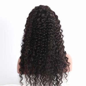 Silk Top Full Lace Wigs Glueless Full Silk Base Wigs Deep Wave Human Hair Wigs 150% Density Wigs No Tangle Pre-Plucked Natural Hair Line - Image 3