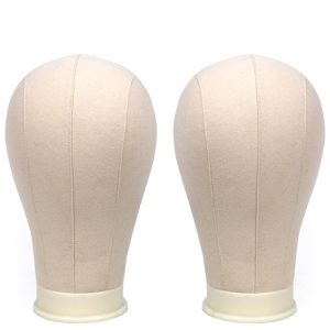 Training Mannequin Head Canvas Block Head Display Styling Mannequin Manikin Head Wig Stand - Image 3