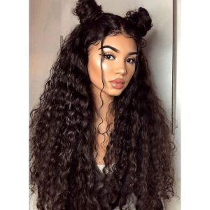 360 Lace Frontal Wig Human Hair 150% Density Glueless Deep Wave Wig Brazilian Hair Lace Frontal Wigs For Black Women